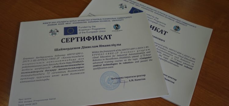 About advanced training courses (LLL courses) under the project Erasmus+ 609657-EEP-1-RS-EPPKA2-CBHE-JP “Dual Education for Industrial Automation and Robotics in Kazakhstan / DIARKAZ”